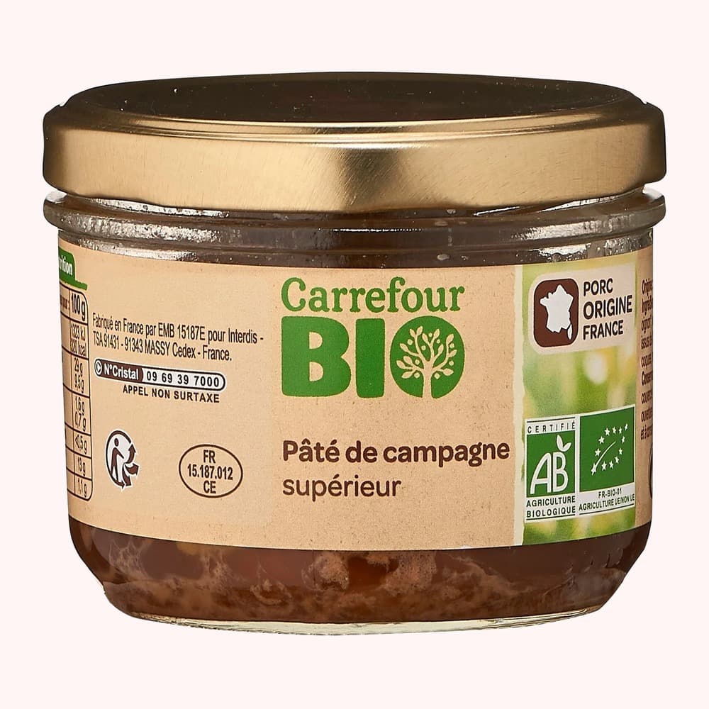 Bio Pate De campagne Superieur