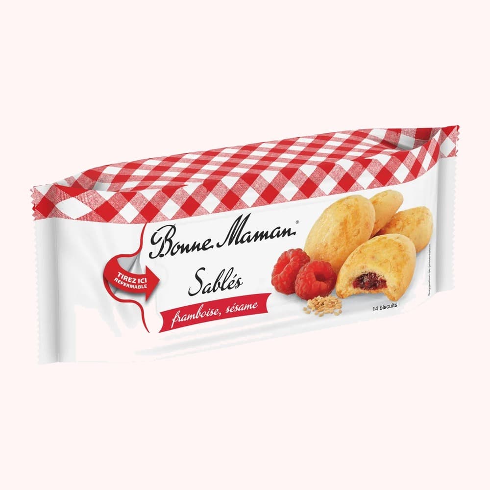 Bonne Maman Sables Noisette Framboises Sesame