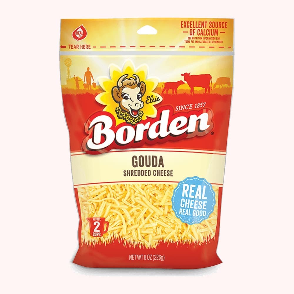 Borden Gouda Shredded Cheese