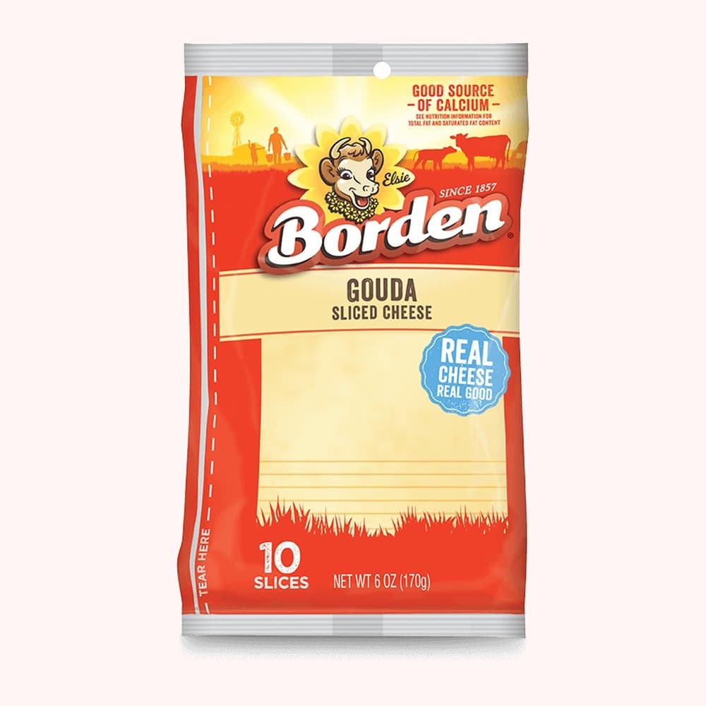 Borden Gouda Sliced Cheese