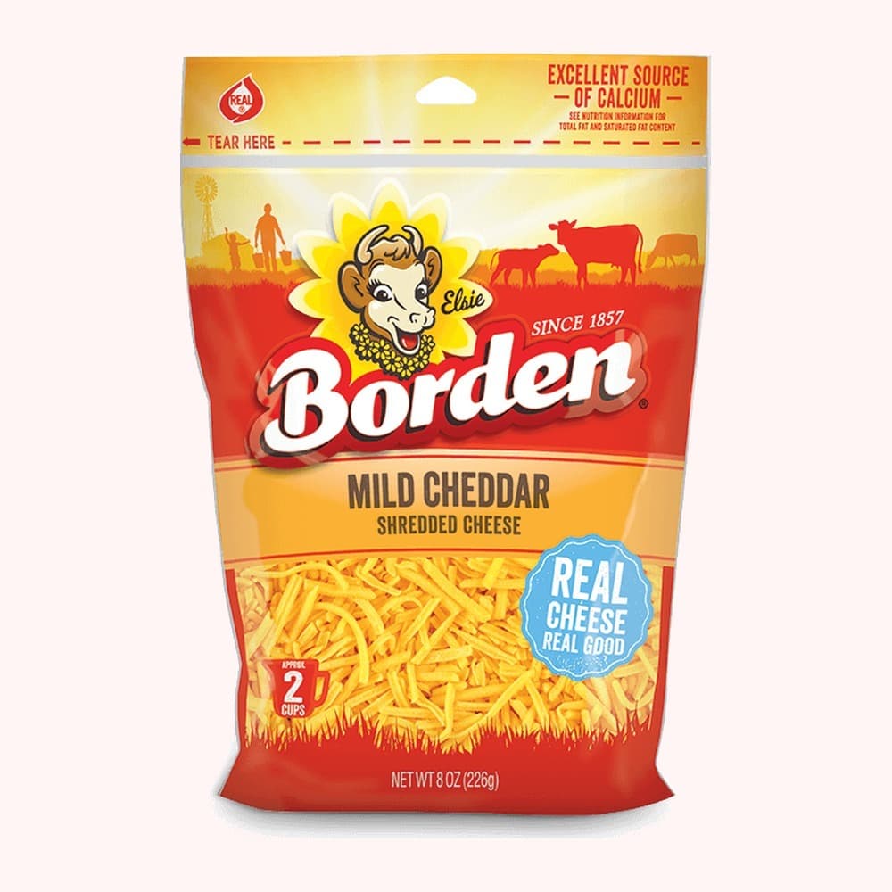 Borden Mild Cheddar Shredded Cheese