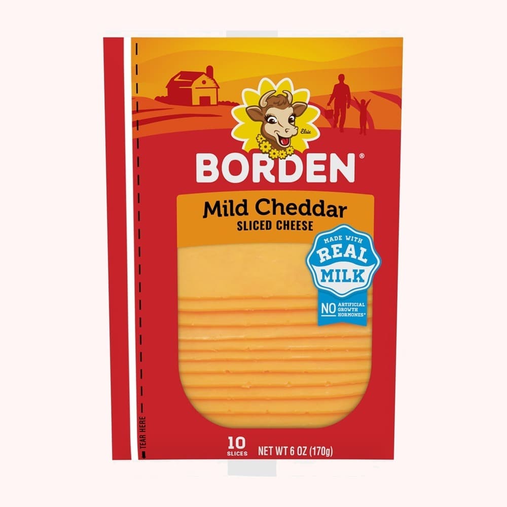 Borden Mild Cheddar Sliced Cheese