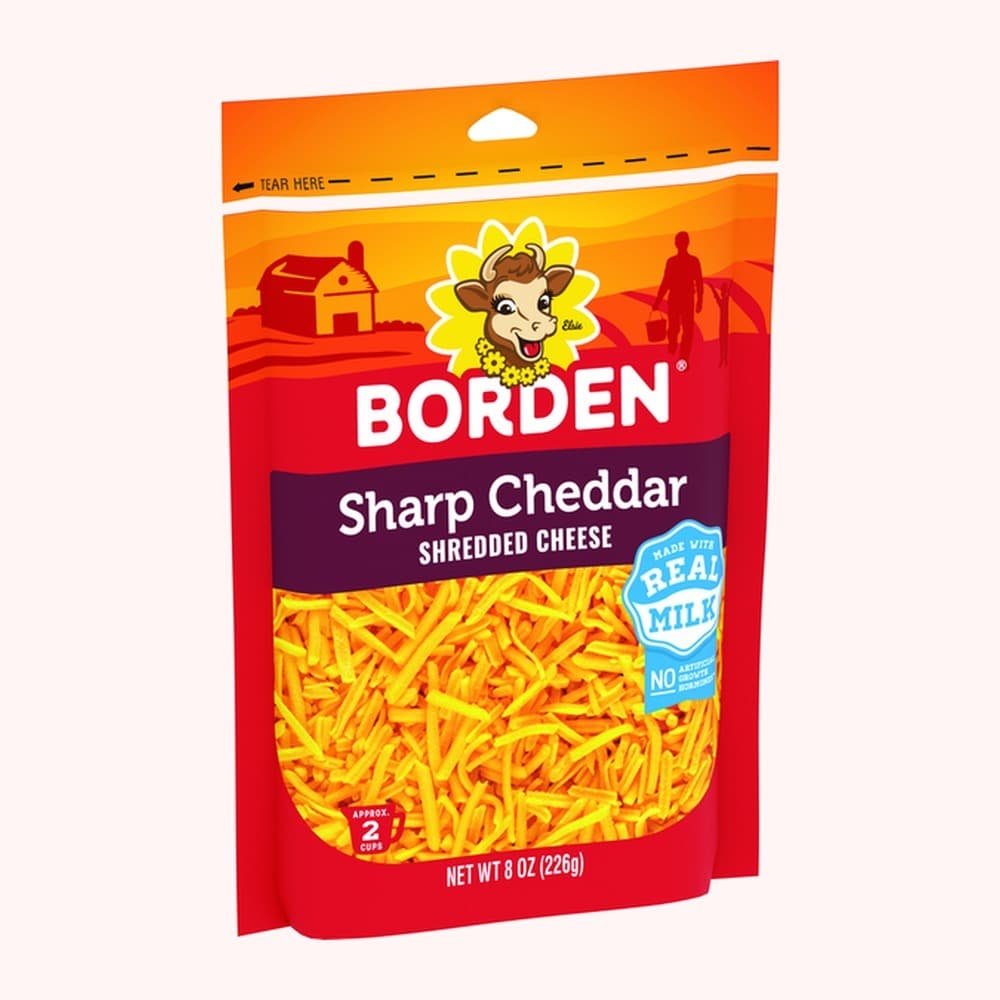 Borden Sharp Cheddar Shredded Cheese