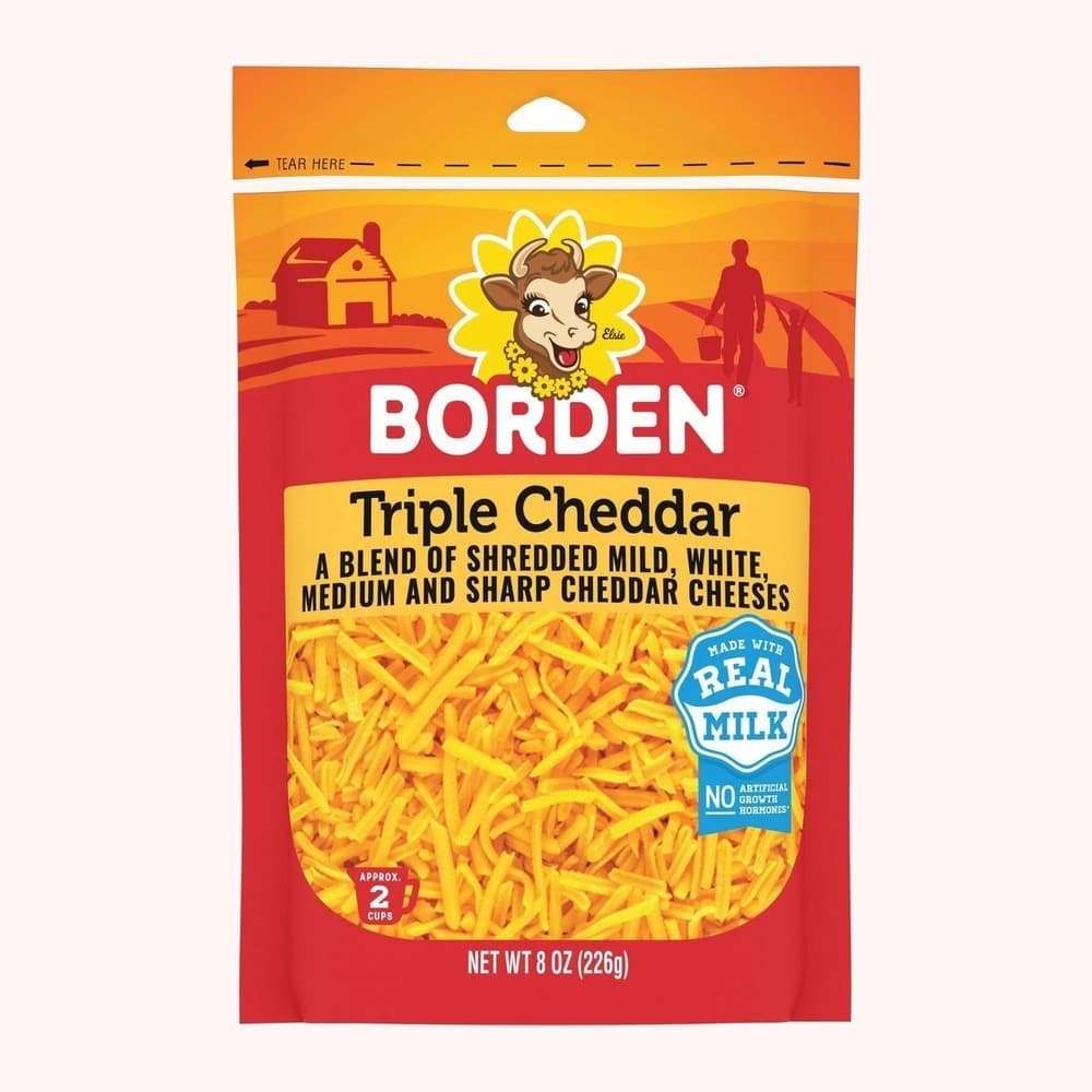 Borden Triple Cheddar Shredded Cheese