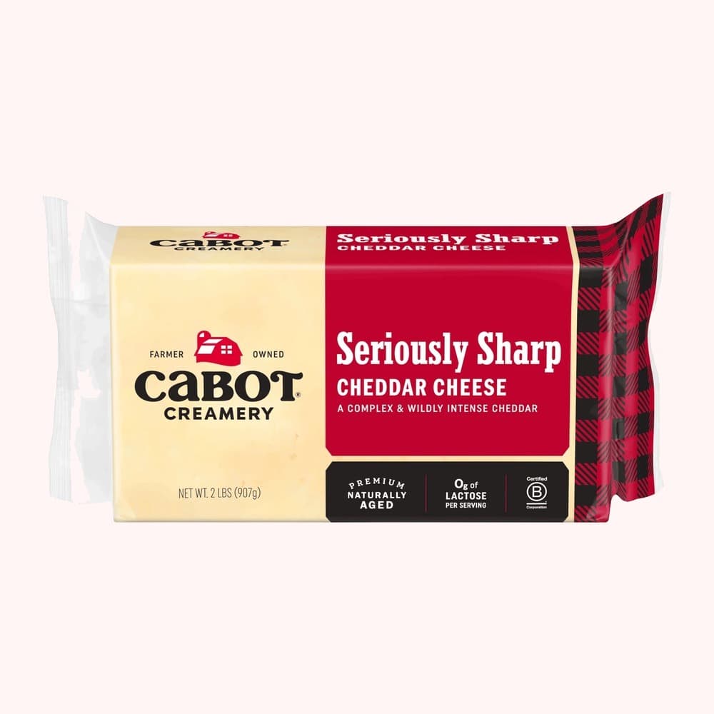 Cabot Creamery Seriously Sharp Sheddar Cheese