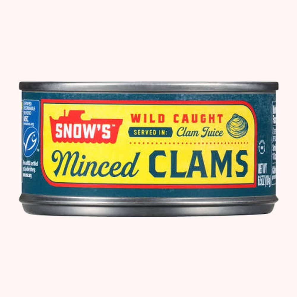 Canned Minced Clams (Snow's)