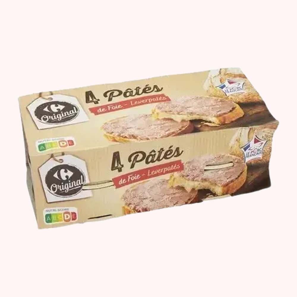 Carrefour 4 Pates de Foie