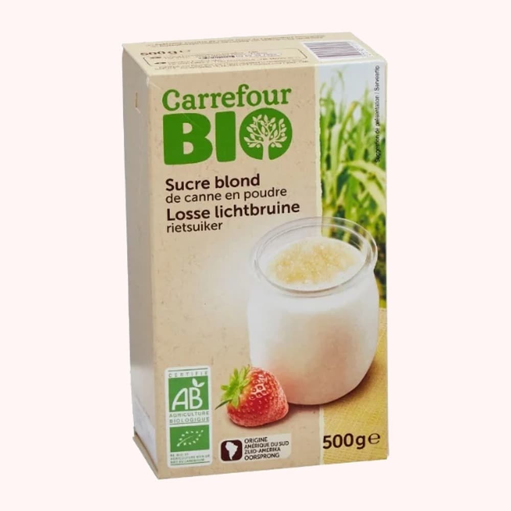 Carrefour Bio Sucre Blond en Poudre