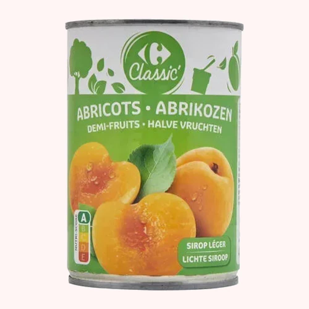 Carrefour Classic Abricots (apricot halves)