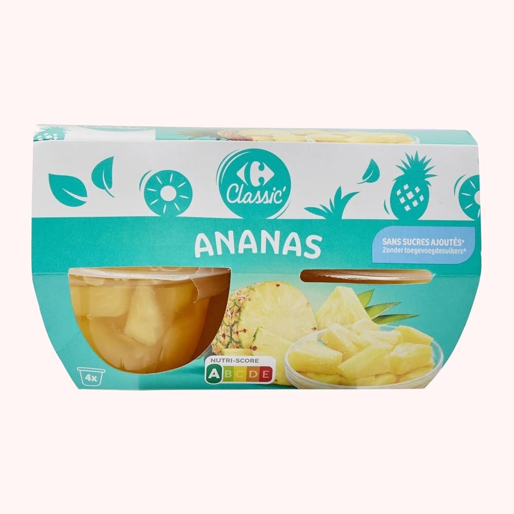 Classic Ananas (fruit cups)