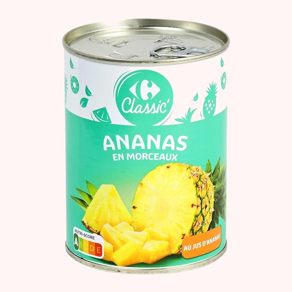 Classic Ananas en Morceaux (pineapple chunks)