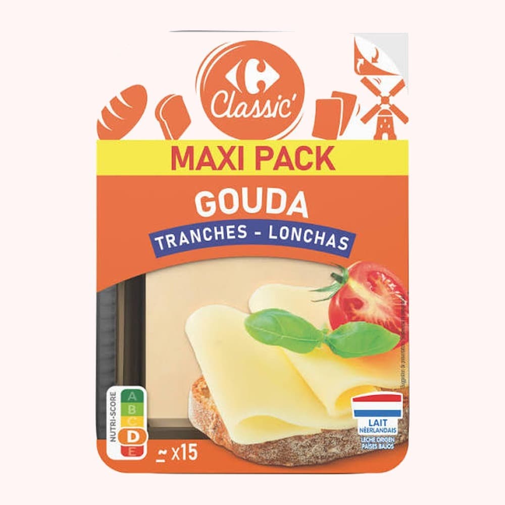 Carrefour Classic Gouda Tranches/Lonchas