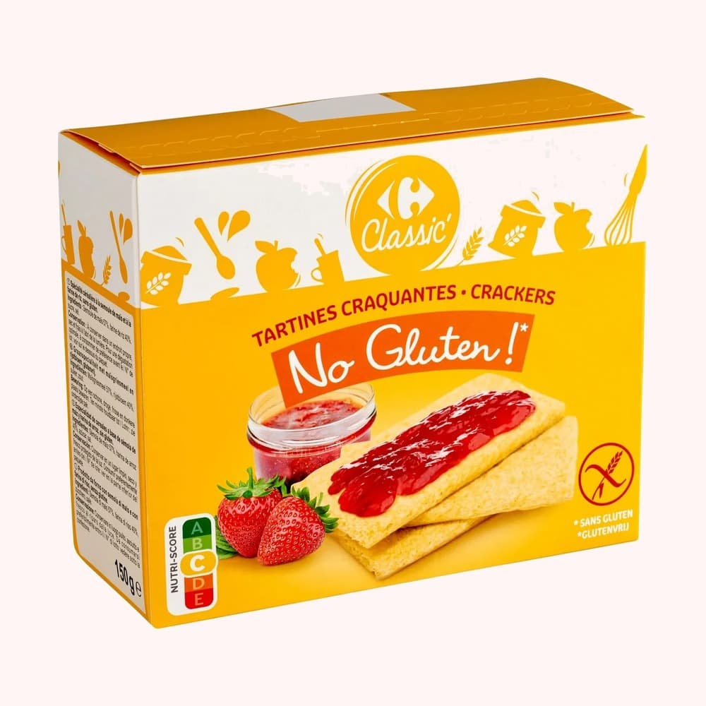 Carrefour Classic No Gluten Crackers
