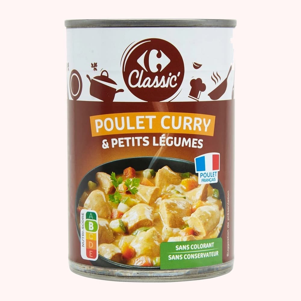 Carrefour Classic Poulet Cuit & Petits Legumes