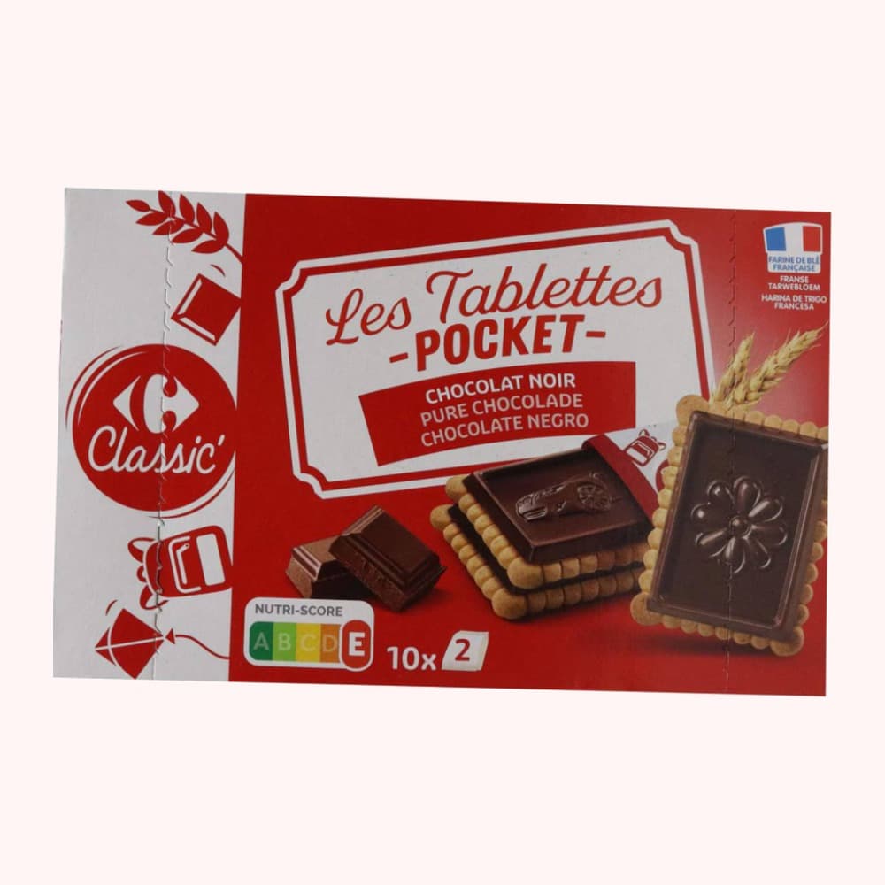 Carrefour Les Tablettes pocket (Dark Choco)
