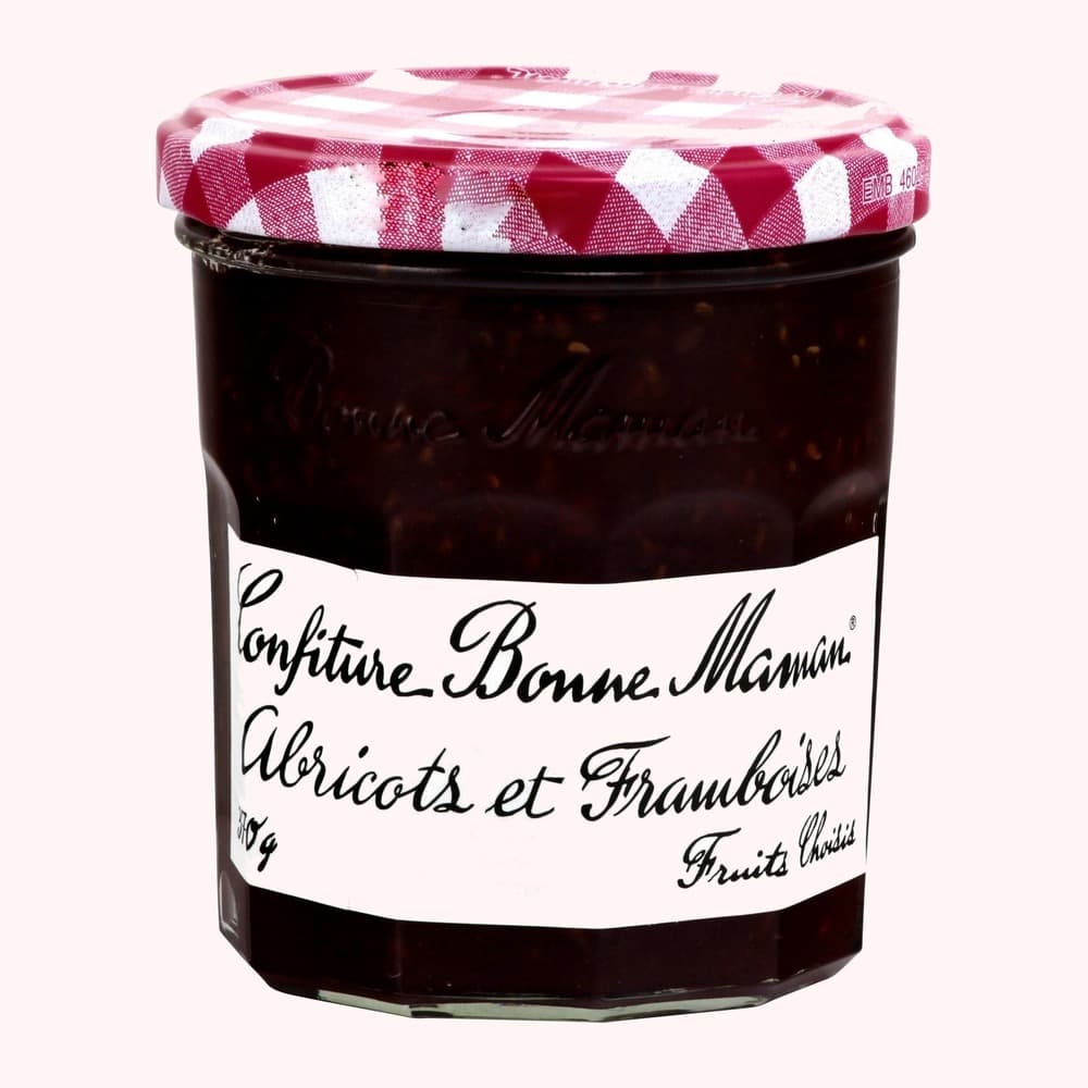 Confiture Bonne Maman Abricots et Framboises