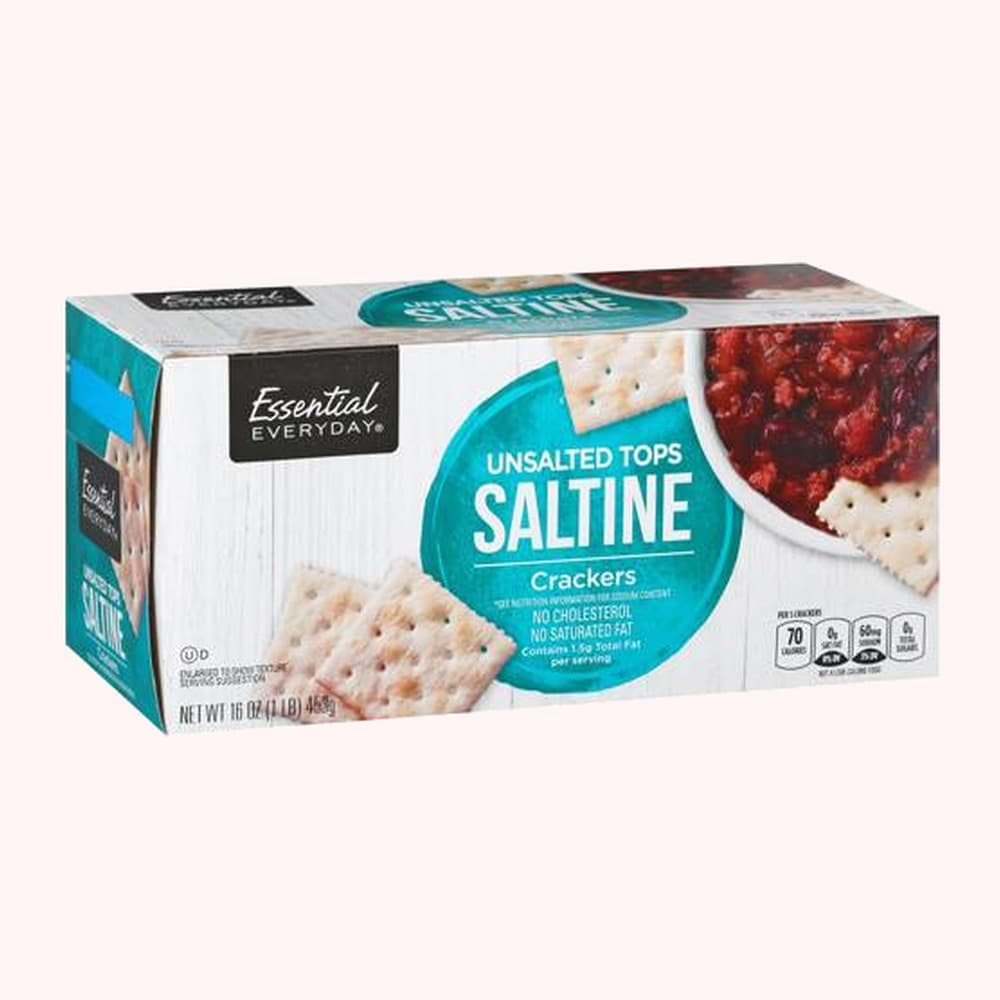Essential Everyday Unsalted Tops Saltine Crackers