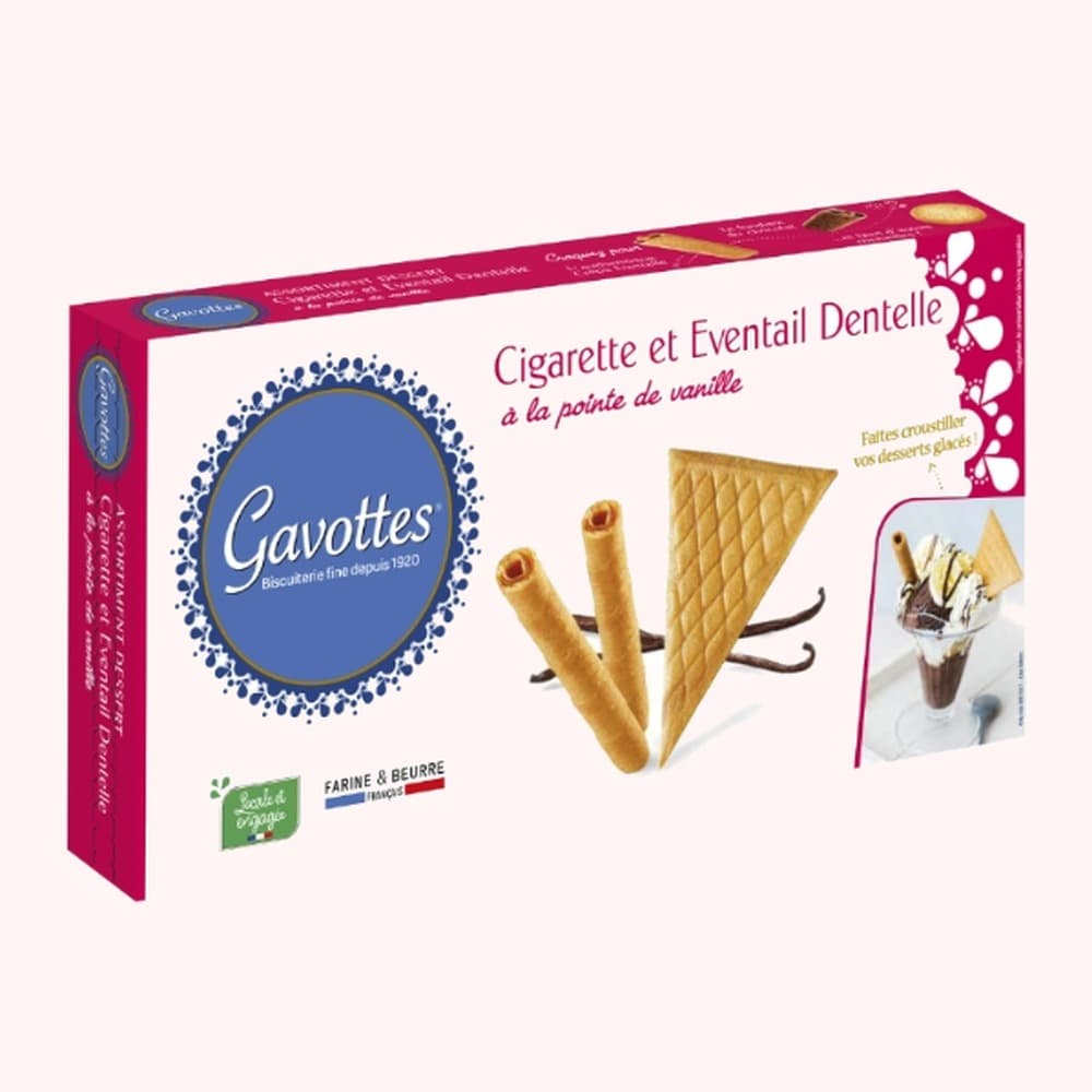 Gavottes Cigarette et Eventail Dentelle