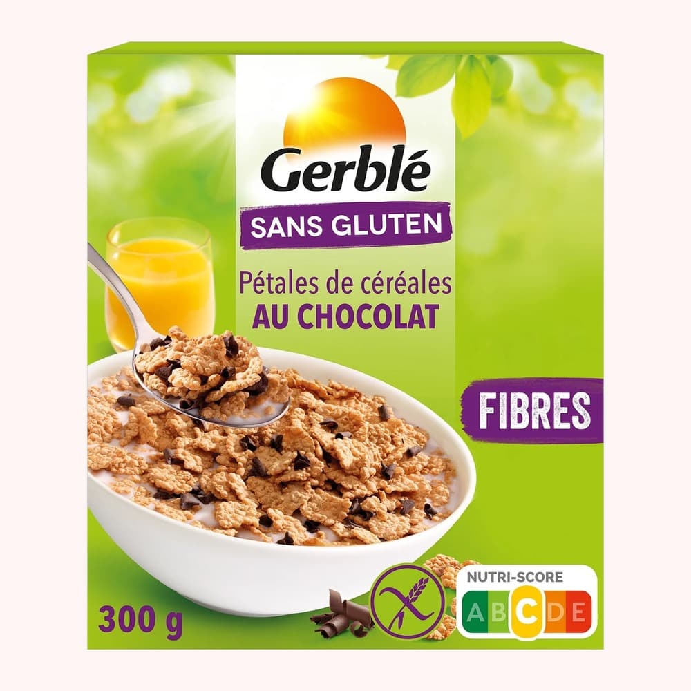 Gerble Sans Gluten Cereales au Chocolat