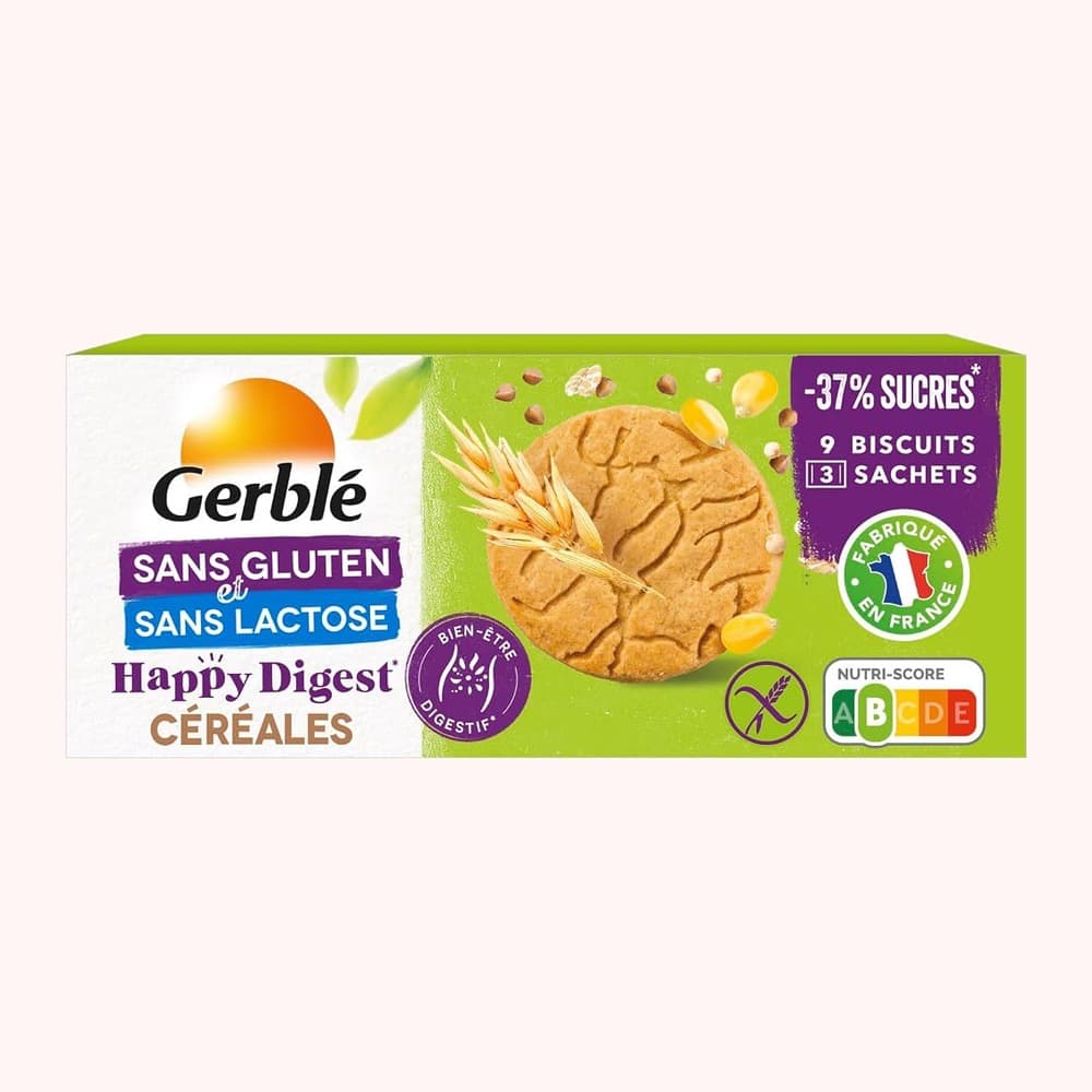 Gerble Sans Gluten Happy Digest Cereales (cookies)