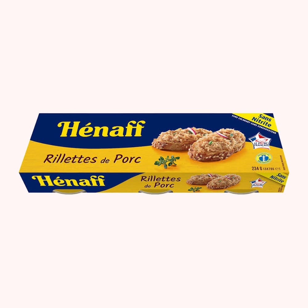 Henaff Rillettes de Porc (Lot de 2)