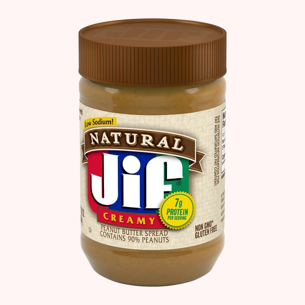 Jif Natural Low Sodium Creamy Peanut Butter