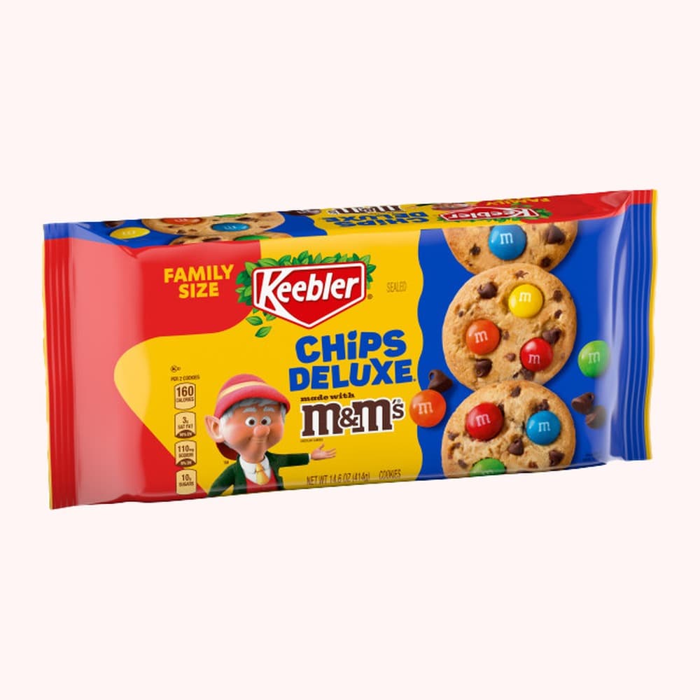 Keebler Chips Deluxe Rainbow M&M's (family size)