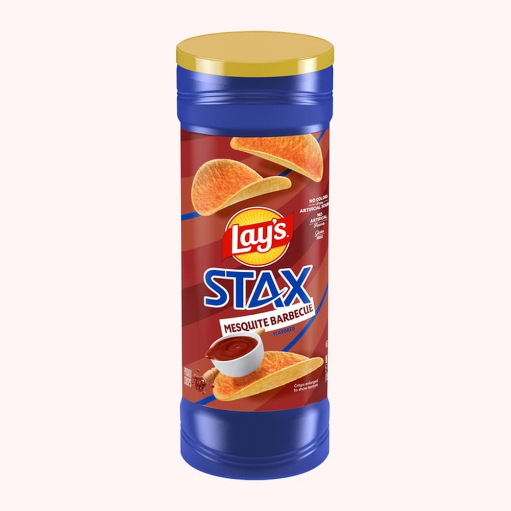 Lay's Stax Mesquite barbecue