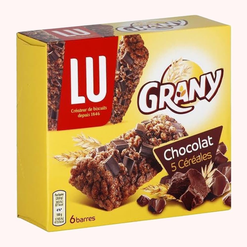LU Grany Chocolat 5 Cereales Bars