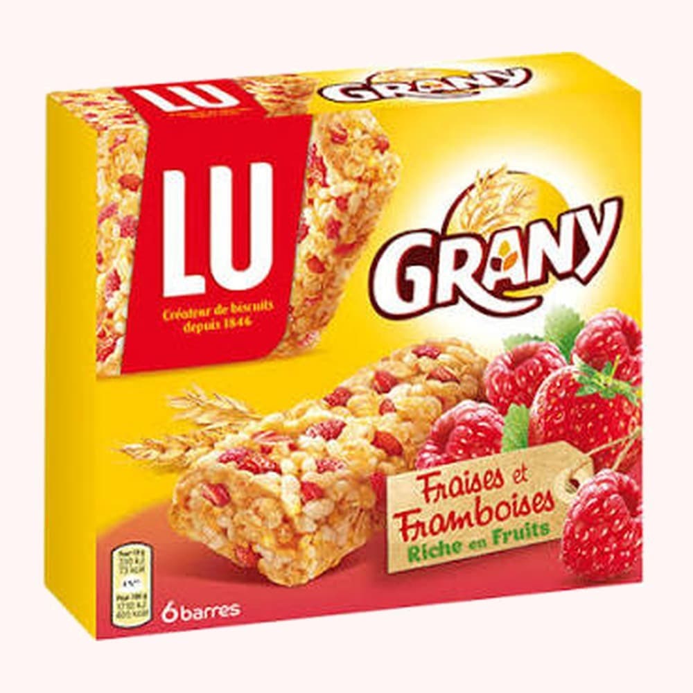 LU Grany Fraises et Framboises Bars