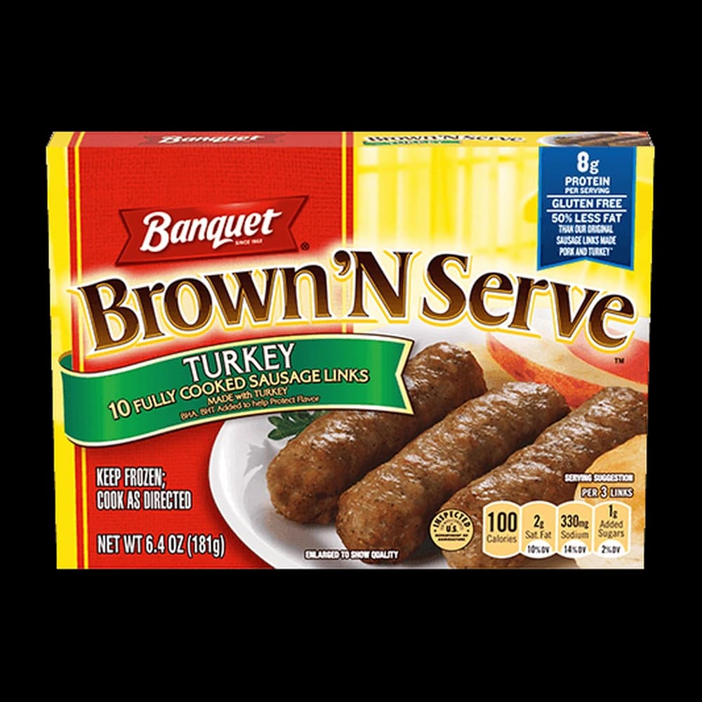Banquet Brown'N Serve Turkey Sausage Links