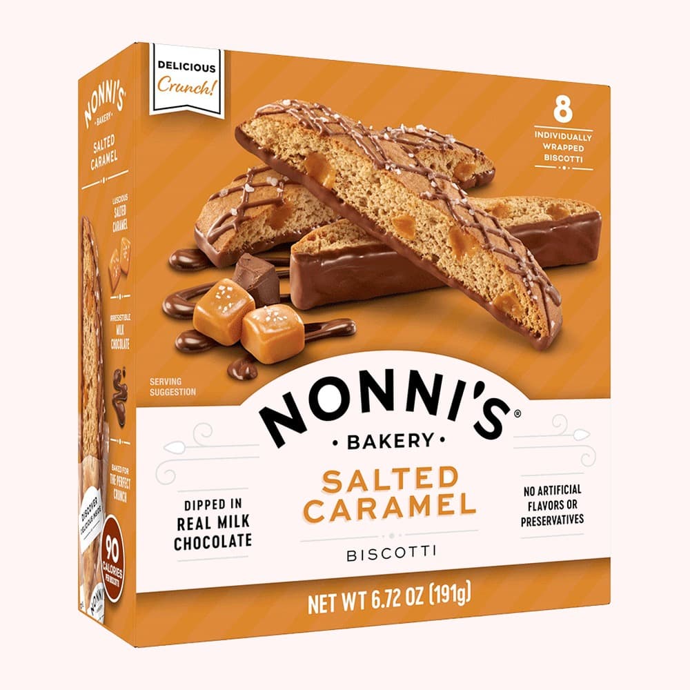Nonni's Salted Caramel Biscotti