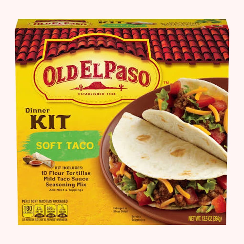 Old El Paso Dinner Kit Soft Taco