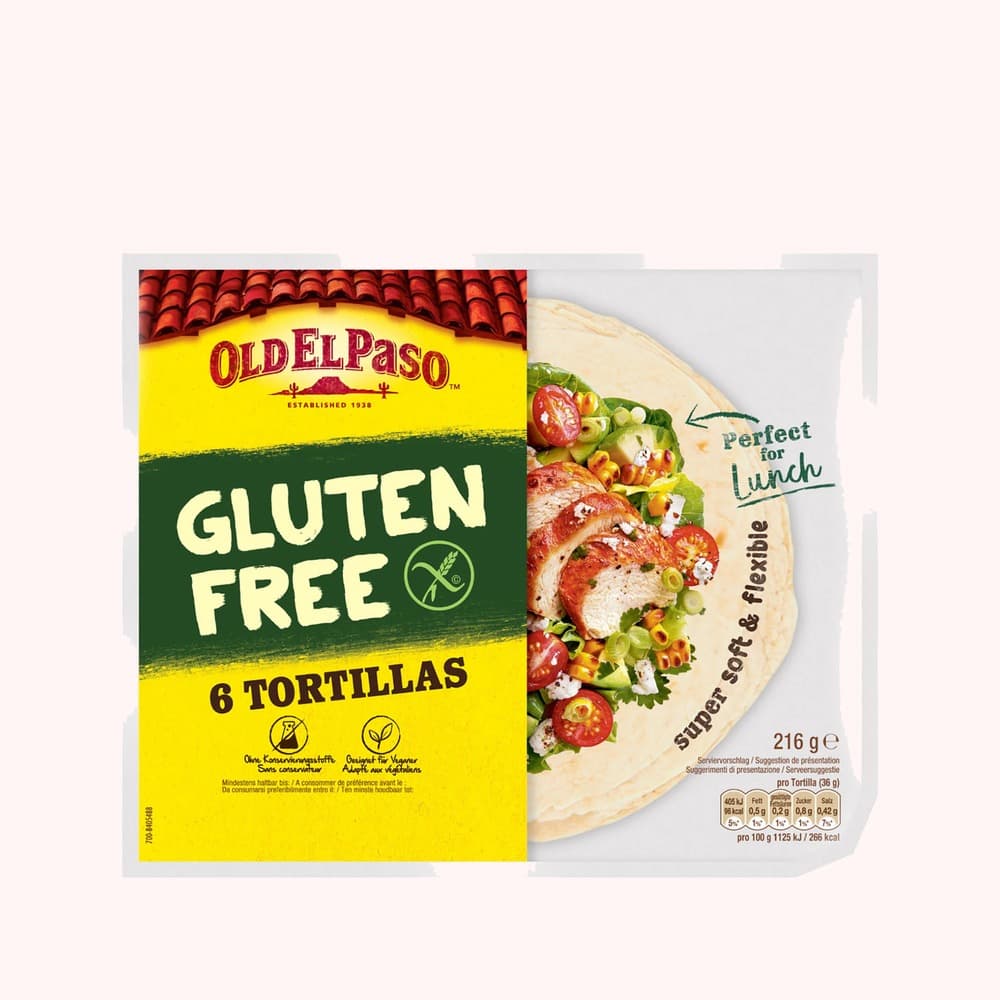 Old El Paso Tortillas Sans Gluten
