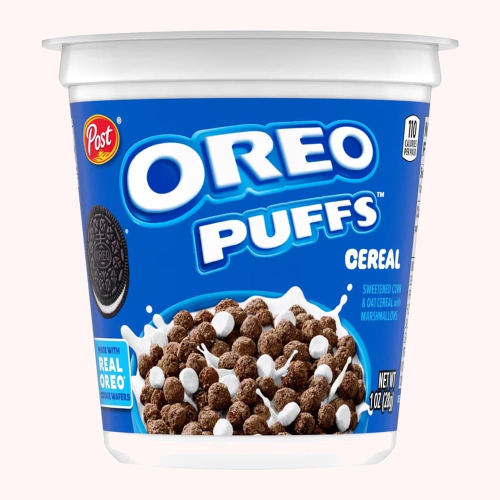Post Oreo Puffs Cereal Cup