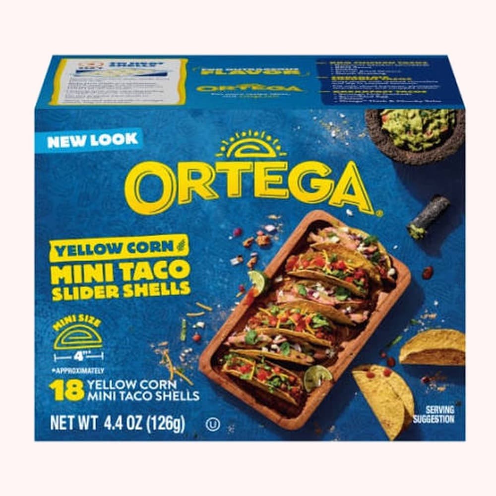 Ortega Yellow Corn Mini Taco Super Shells