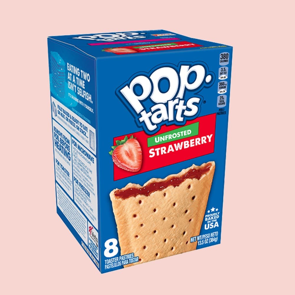 Pop-Tarts Unfrosted Strawberry