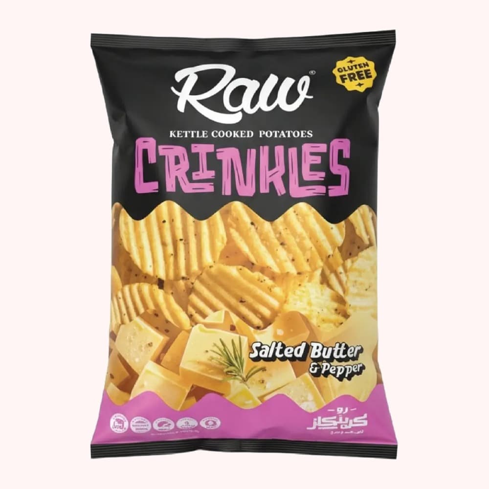 Raw Crinkles (Salted Butter)
