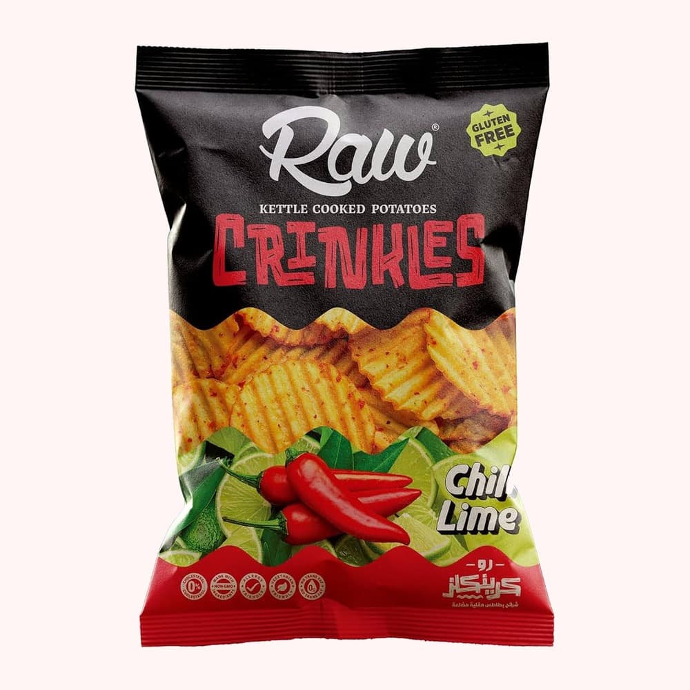Raw Kettle Cooked Potatoes (Chili Lime Crinkles)- Gluten Free