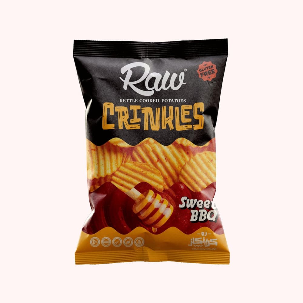 Raw Kettle Cooked Potatoes (Sweet BBQ Crinkles)- Gluten Free
