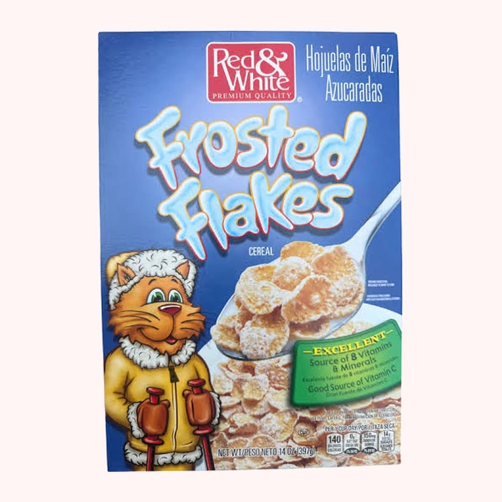 Red & White Frosted Flakes
