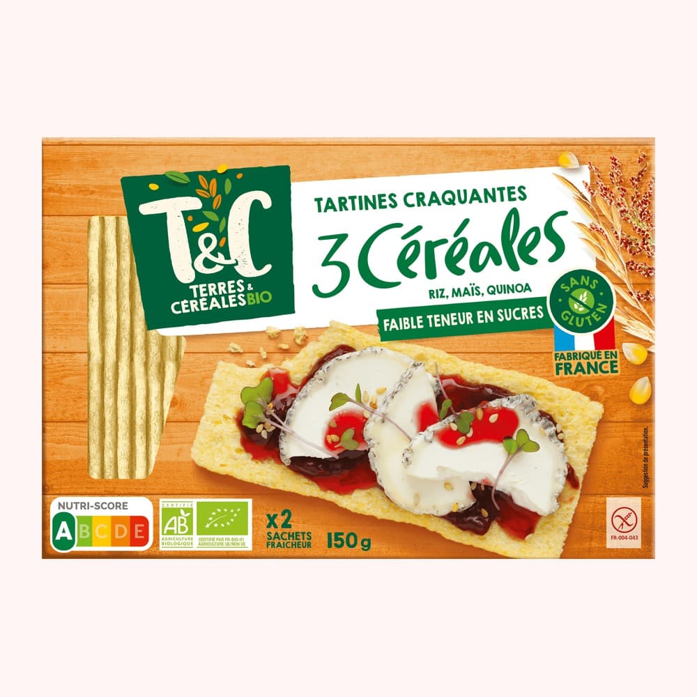 T&C 3 Cereales Tartines Craquantes
