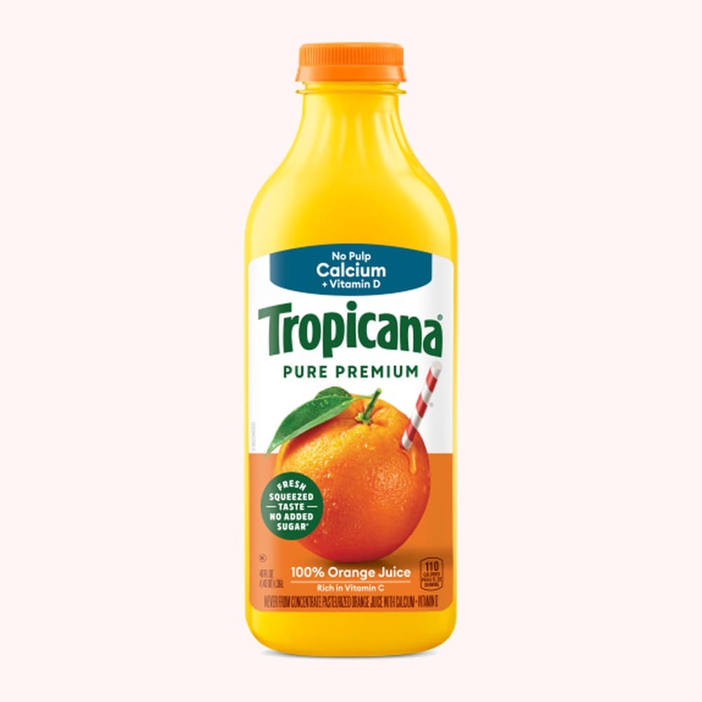 Tropicana Pure Premium No Pulp Calcium + Vitamin D- 100% Orange Juice